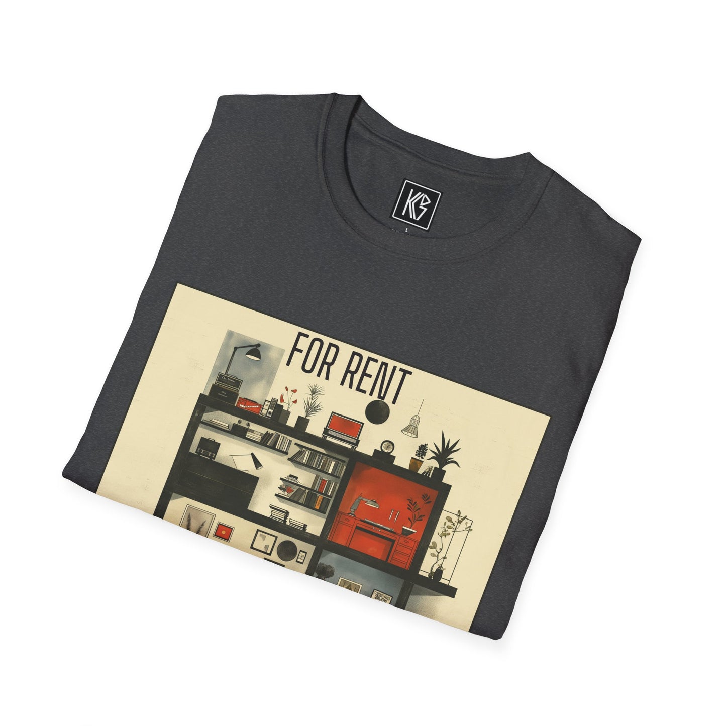 Rent for life Graphic Tee Softstyle by KGD Prints