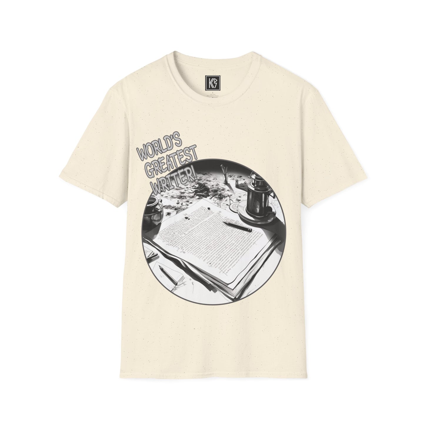 Worlds Greatest Writer Graphic Tee Softstyle by KGD Prints