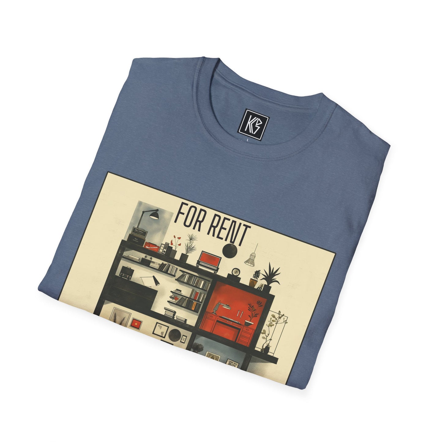 Rent for life Graphic Tee Softstyle by KGD Prints
