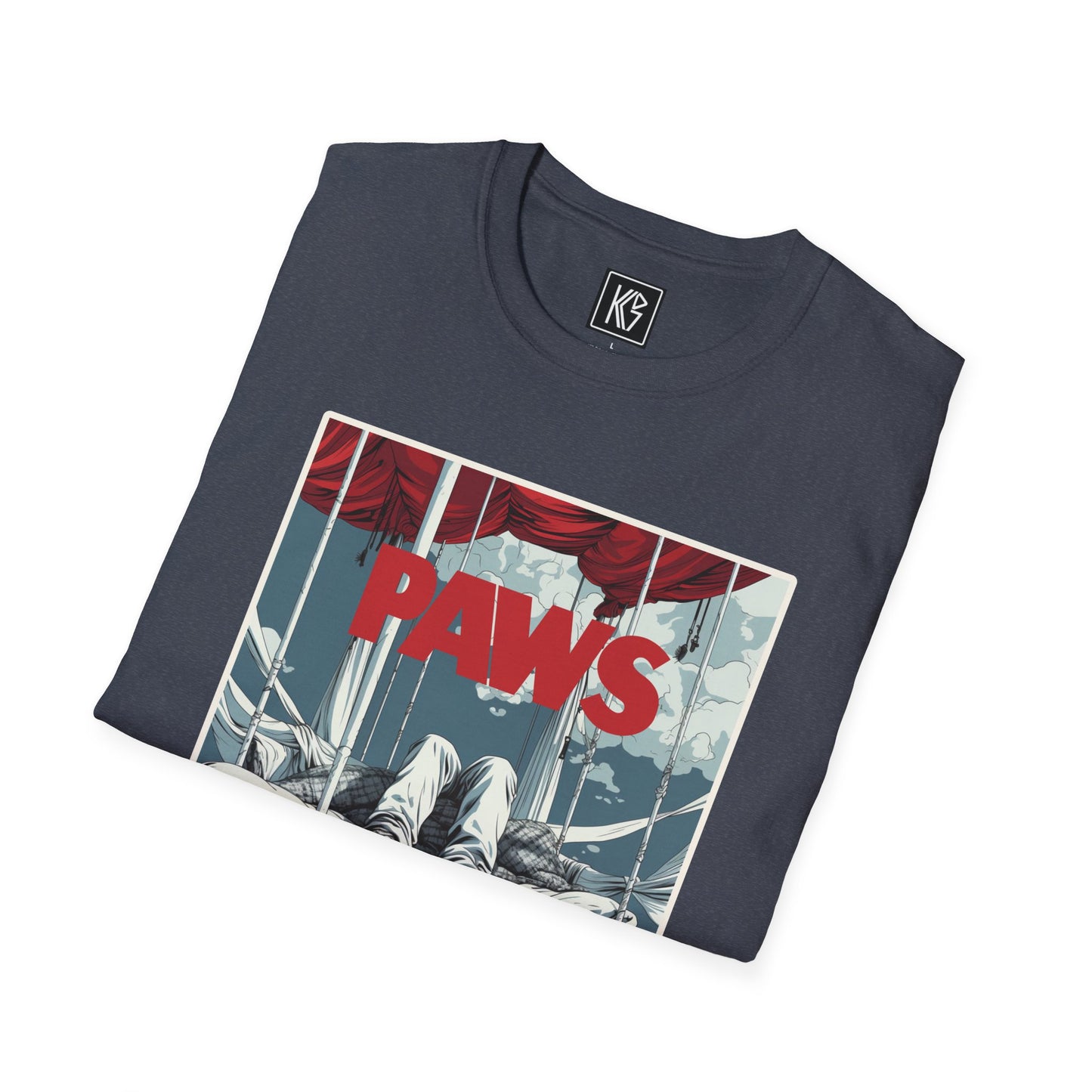 PAWS Graphic Tee Softstyle by KGD Prints