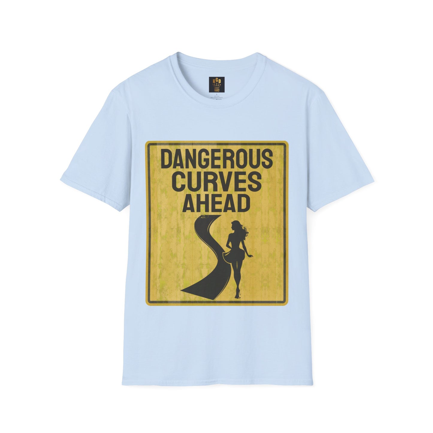 Dangerous Curves Ahead Graphic Tee Softstyle by KGD Prints