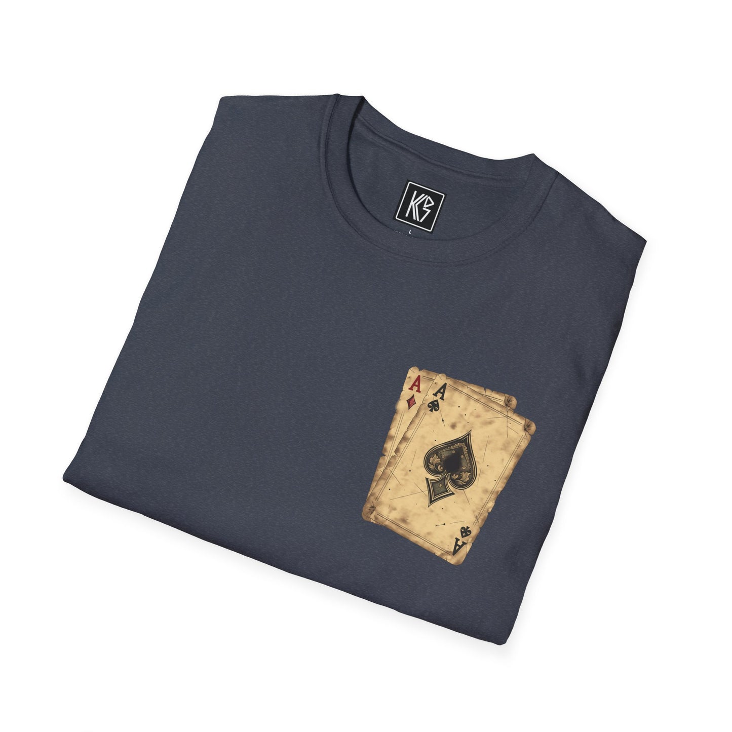 Pocket Aces Graphic Tee Softstyle by KGD Prints