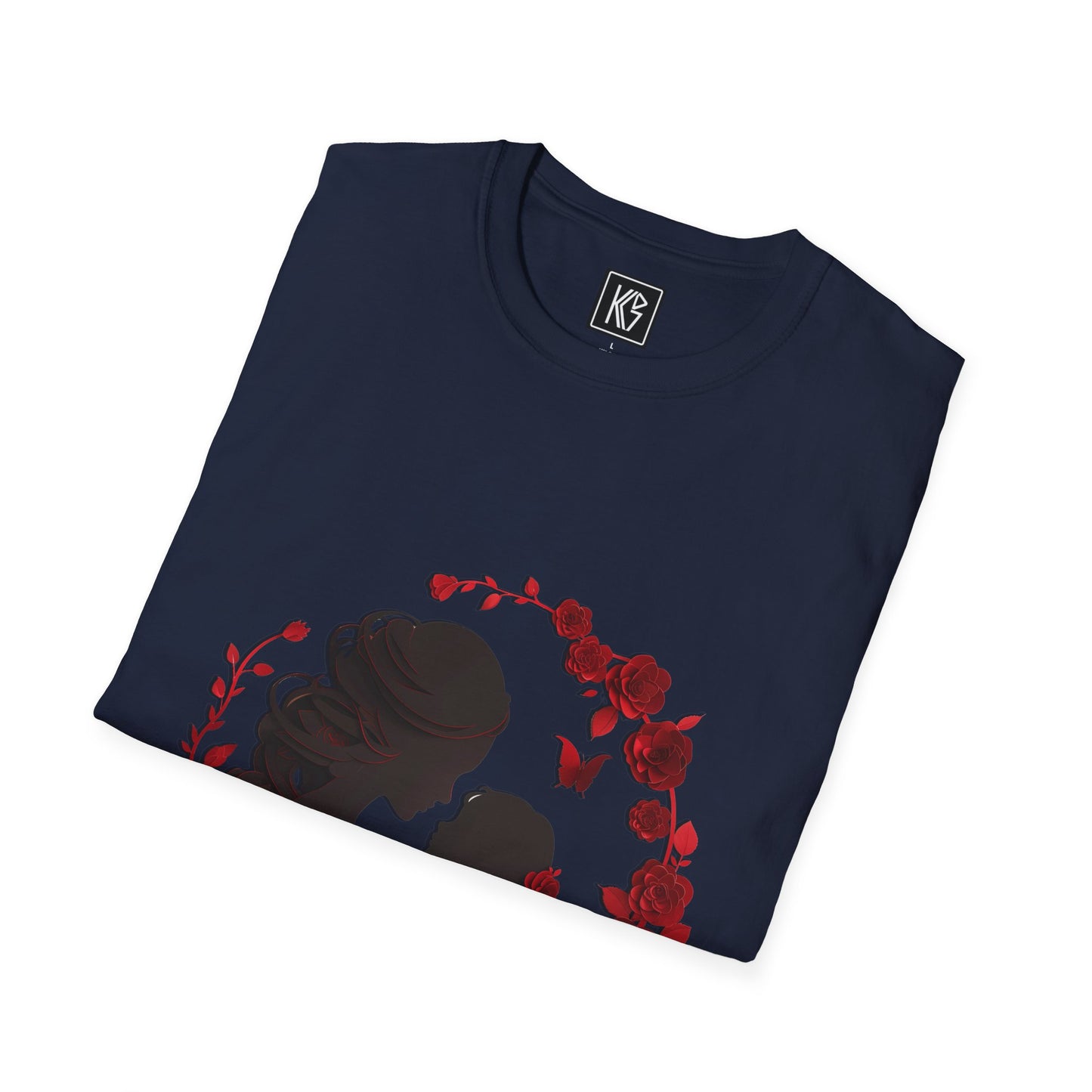 Mothers Rose Graphic Tee Softstyle by KGD Prints