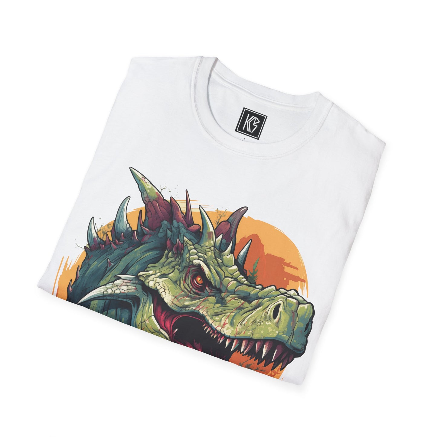 Dragon rex Graphic Tee Softstyle by KGD Prints