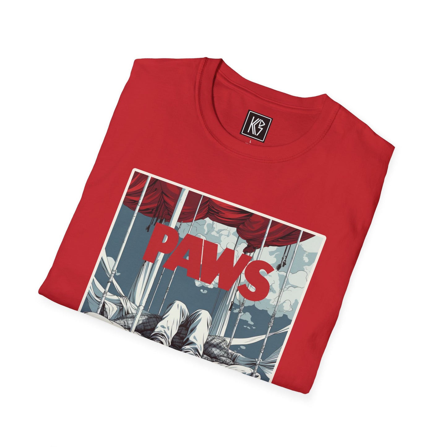 PAWS Graphic Tee Softstyle by KGD Prints