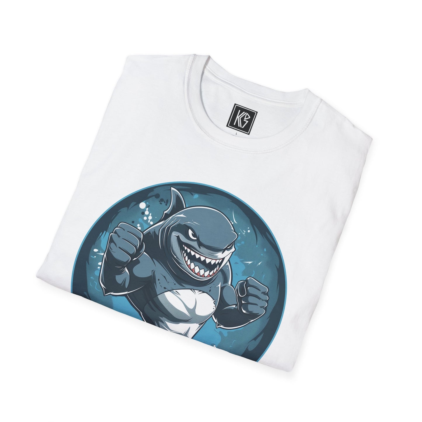 Gym Shark workout Graphic Tee Softstyle by KGD Prints