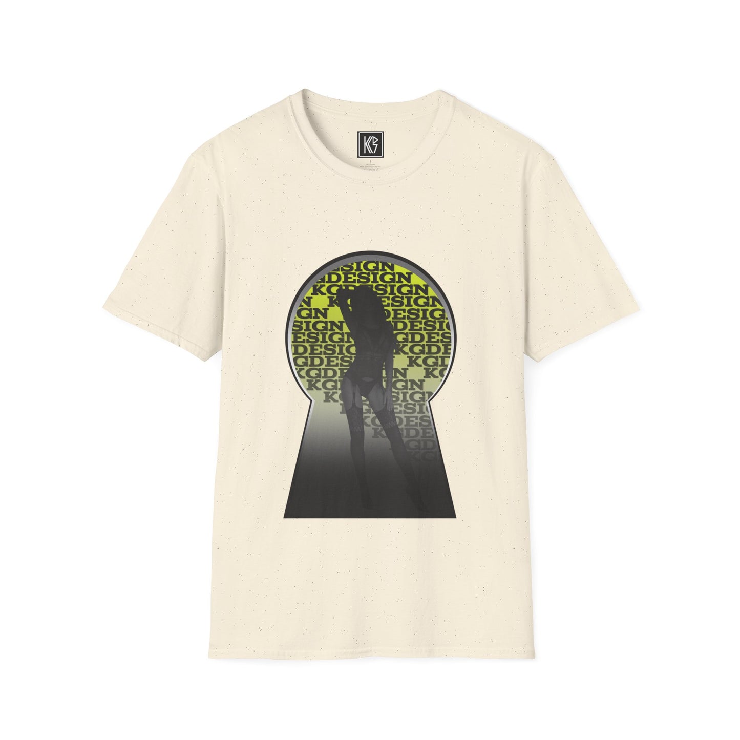 Keyhole Graphic Tee Softstyle by KGD Prints