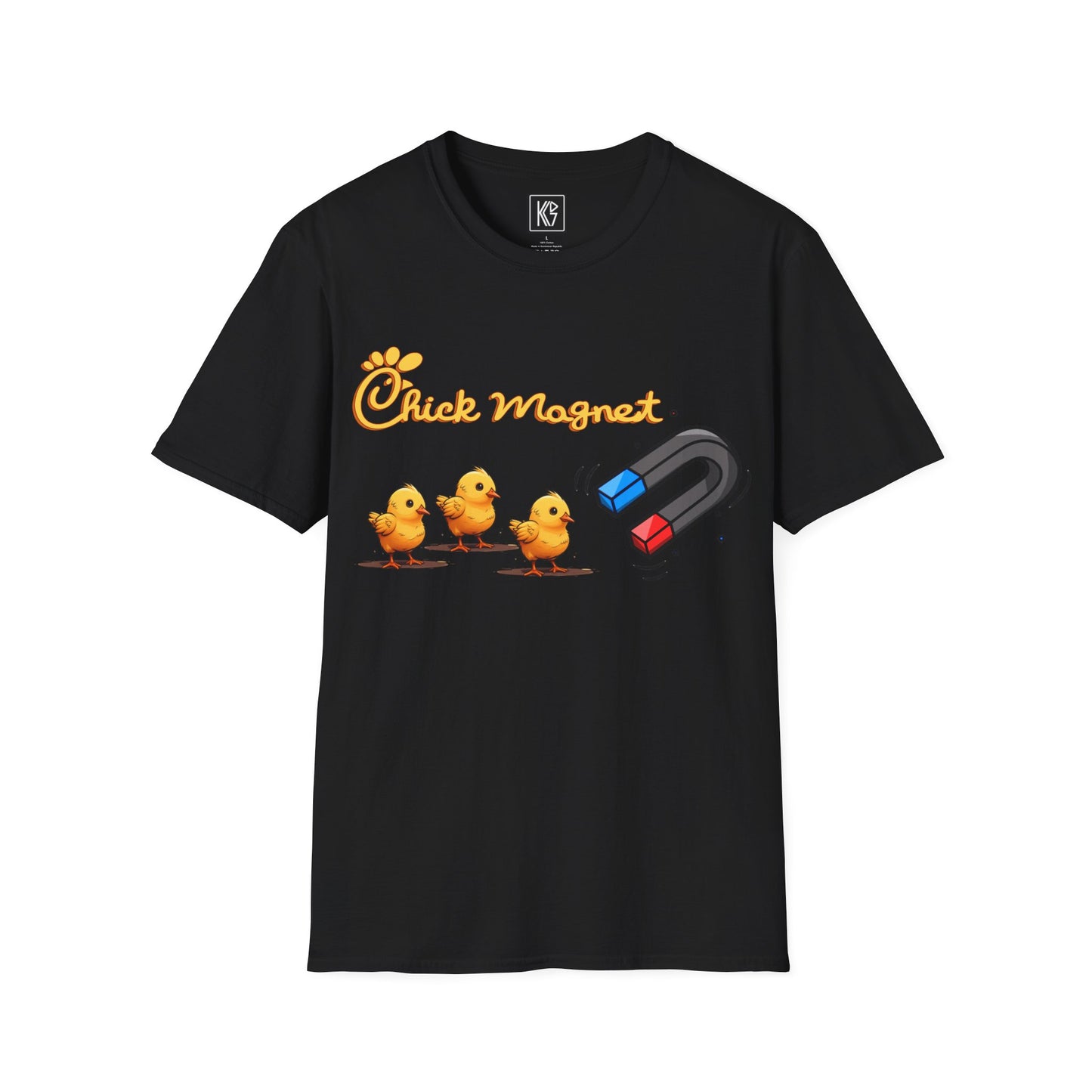 Chick Magnet Graphic Tee Softstyle by KGD Prints