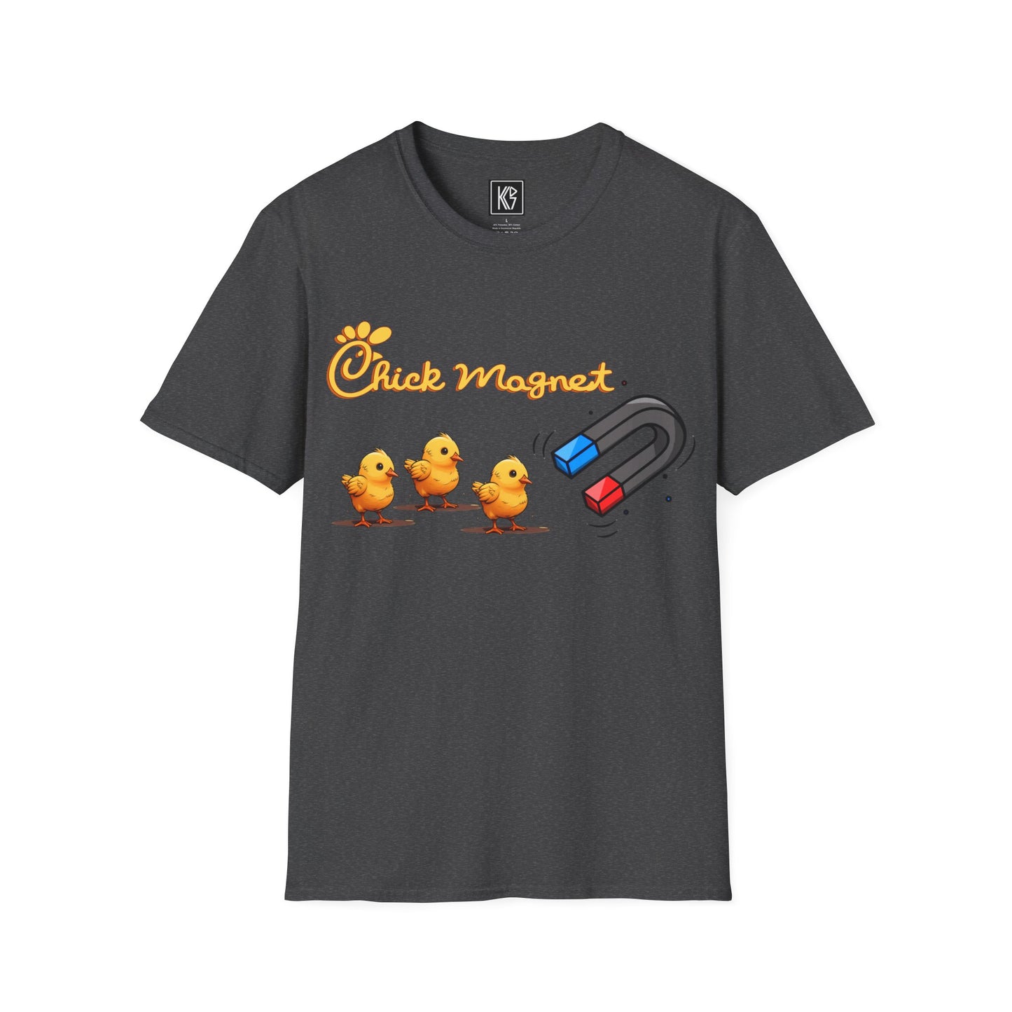 Chick Magnet Graphic Tee Softstyle by KGD Prints