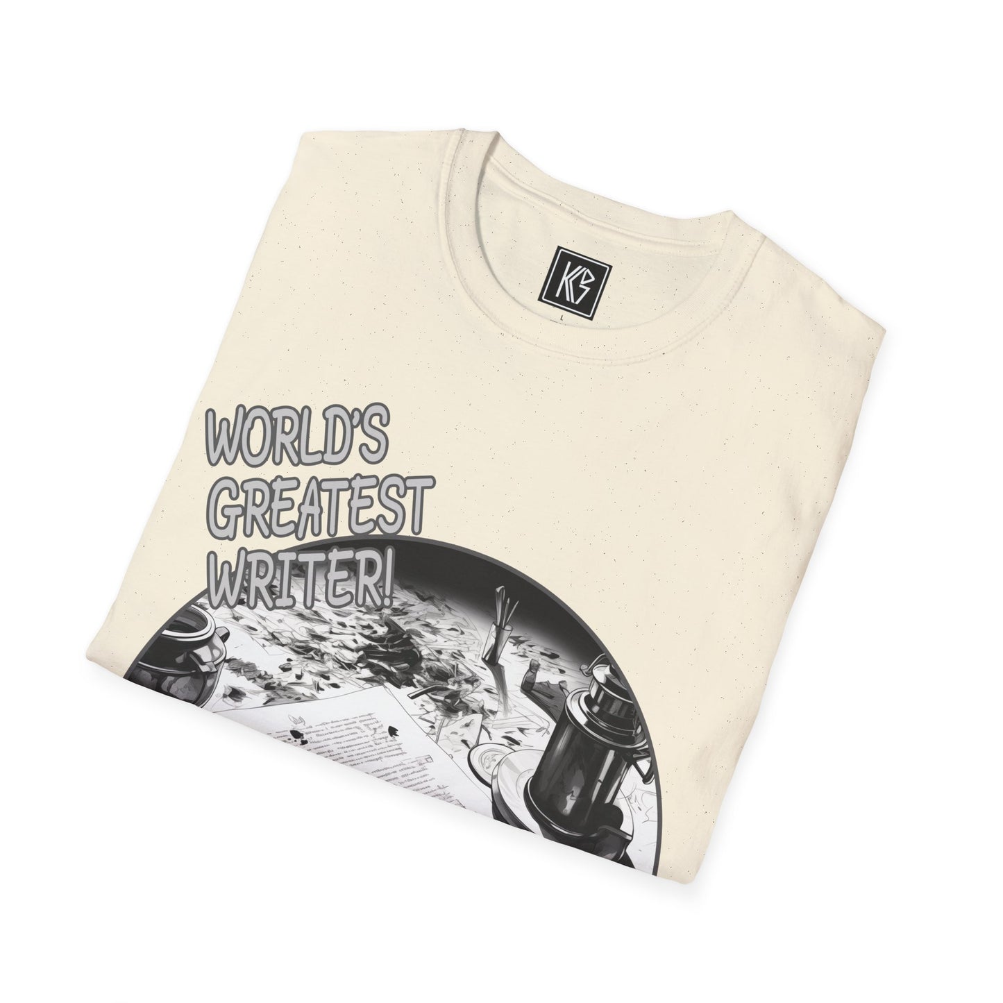 Worlds Greatest Writer Graphic Tee Softstyle by KGD Prints