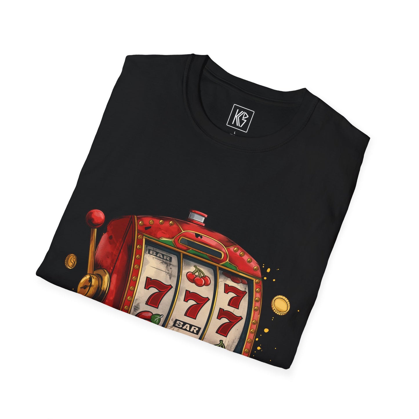 Lucky 777 slots Graphic Tee Softstyle by KGD Prints