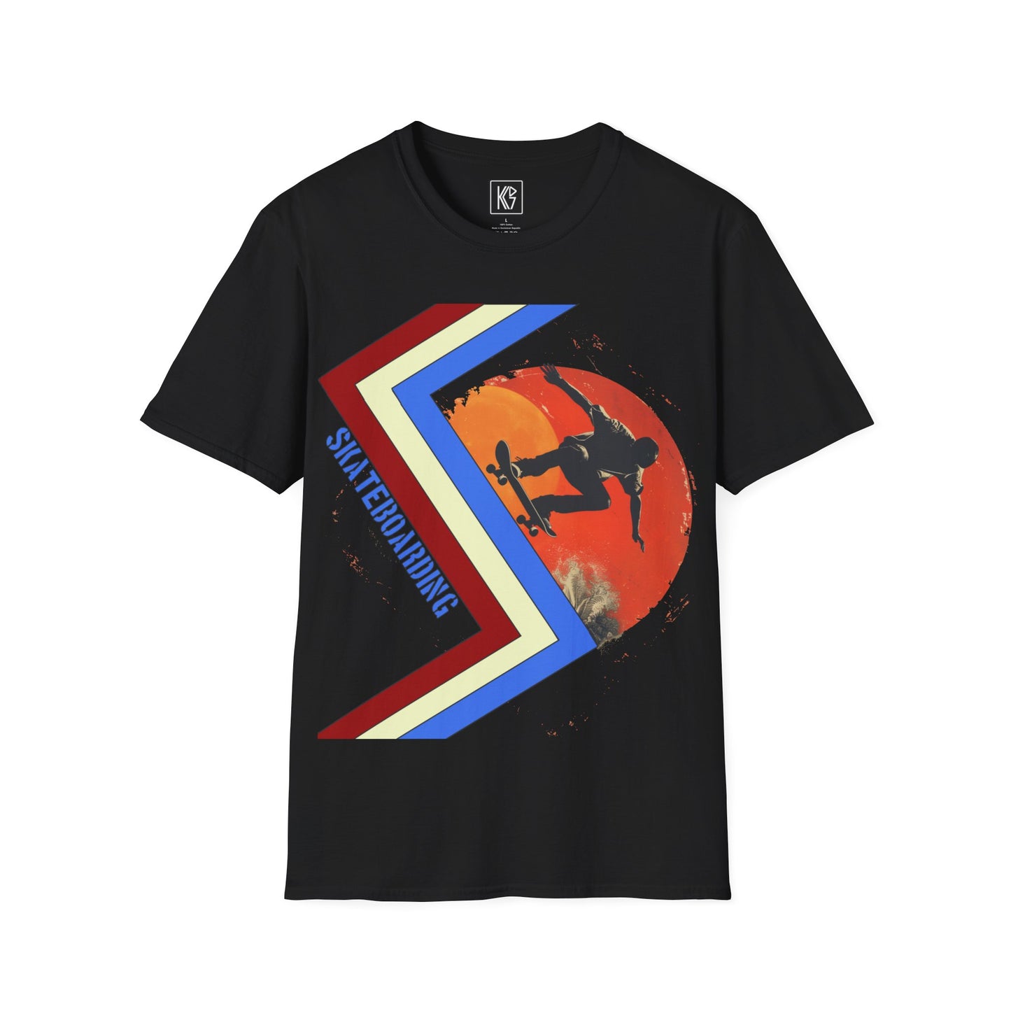 Skateboarding Graphic Tee Softstyle by KGD Prints