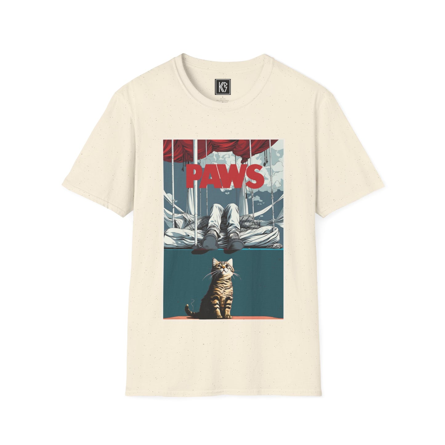 PAWS Graphic Tee Softstyle by KGD Prints