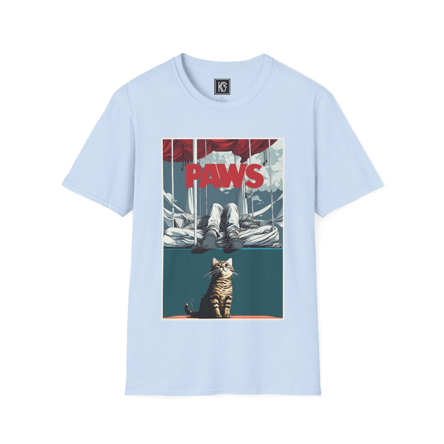 PAWS Graphic Tee Softstyle by KGD Prints