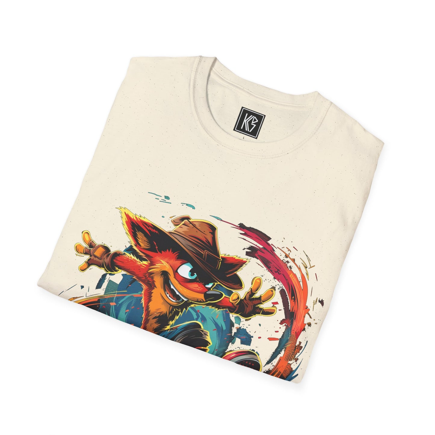Crash bandicoot parody Graphic Tee Softstyle by KGD Prints