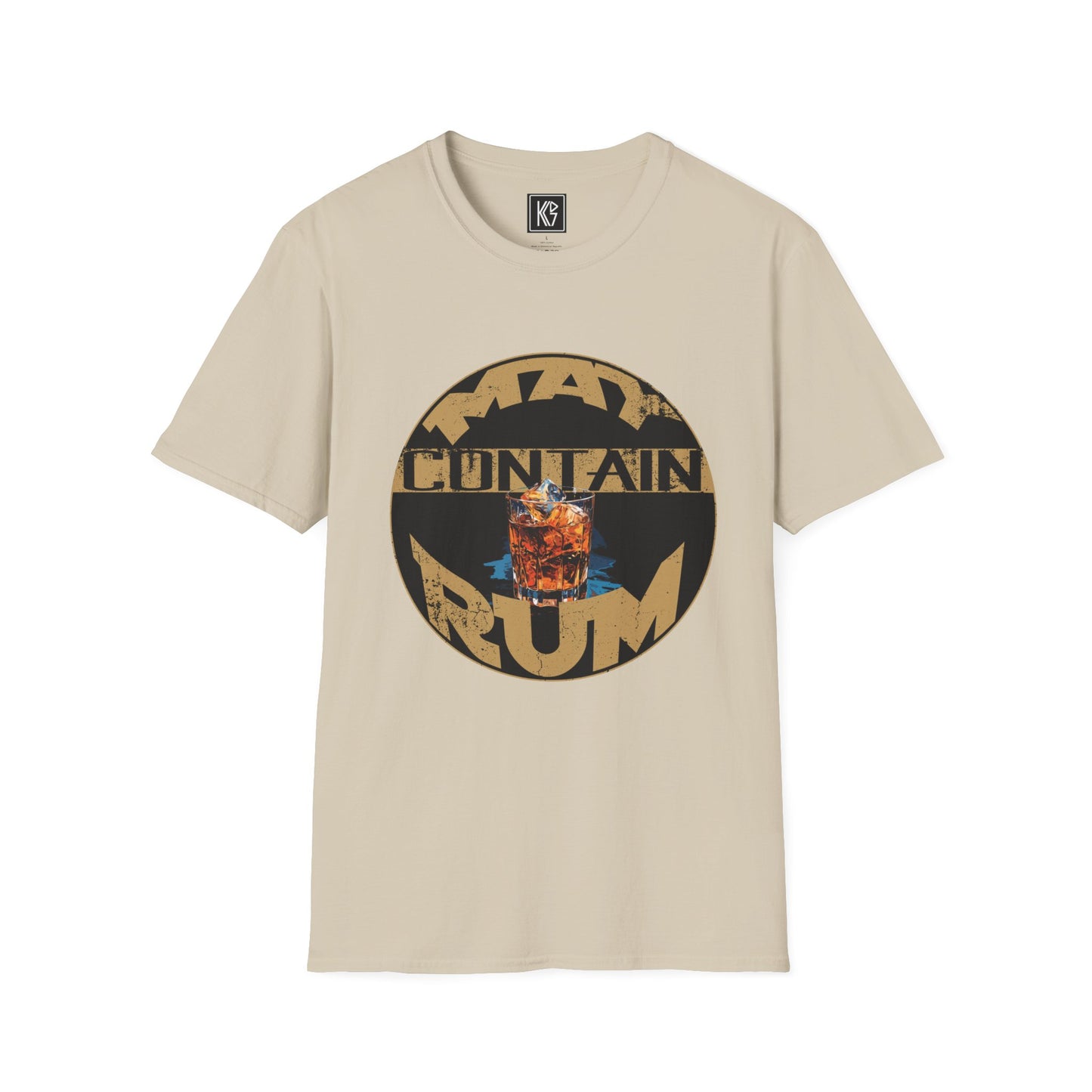May contain Rum Graphic Tee Softstyle by KGD Prints