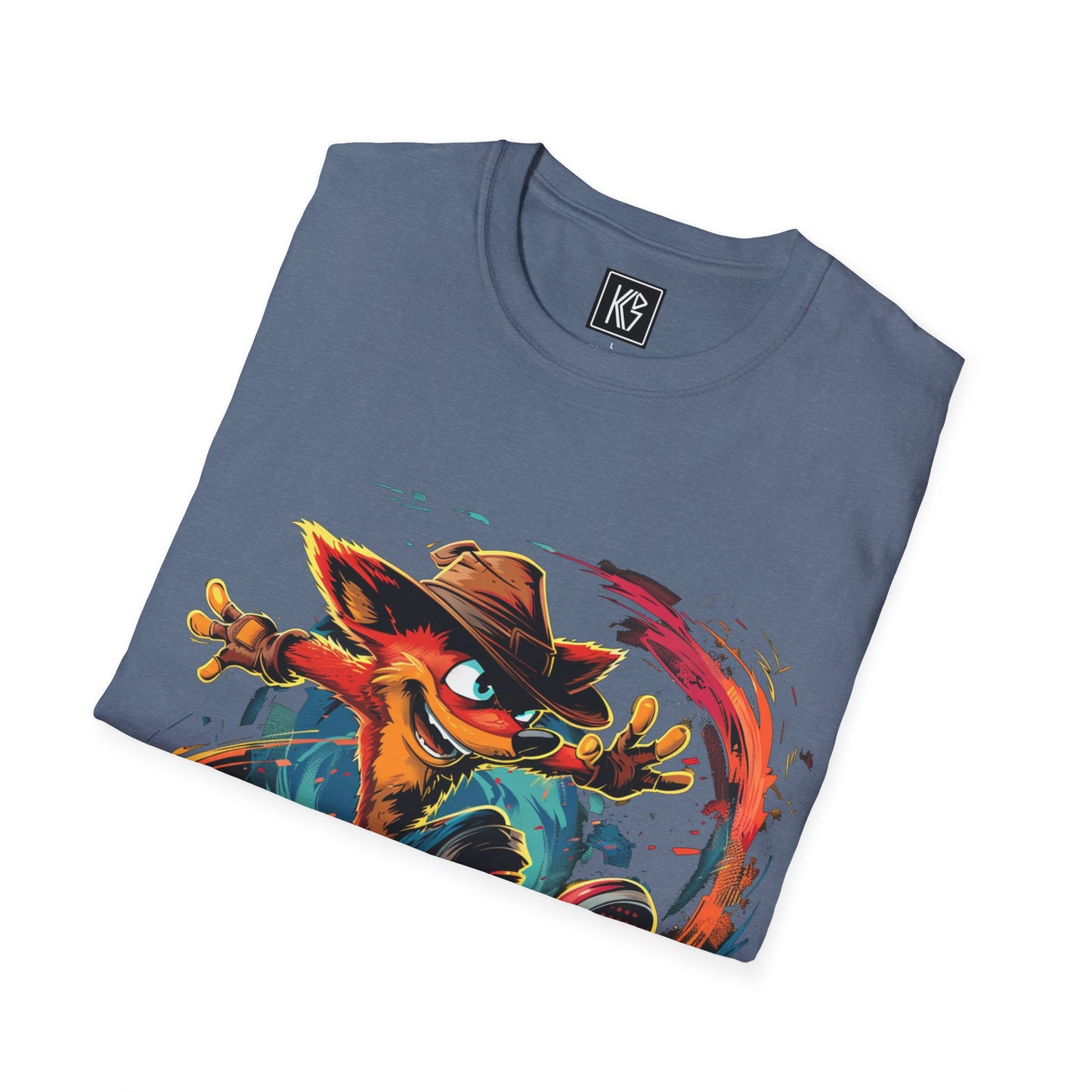Crash bandicoot parody Graphic Tee Softstyle by KGD Prints