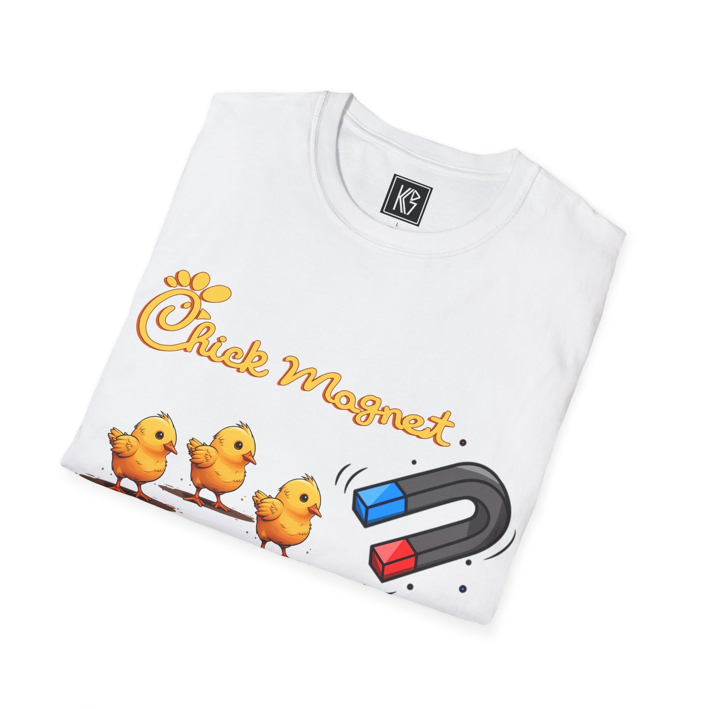 Chick Magnet Graphic Tee Softstyle by KGD Prints