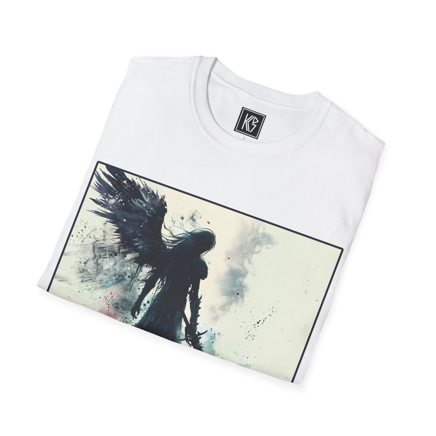 One winged Angel Graphic Tee Softstyle by KGD Prints