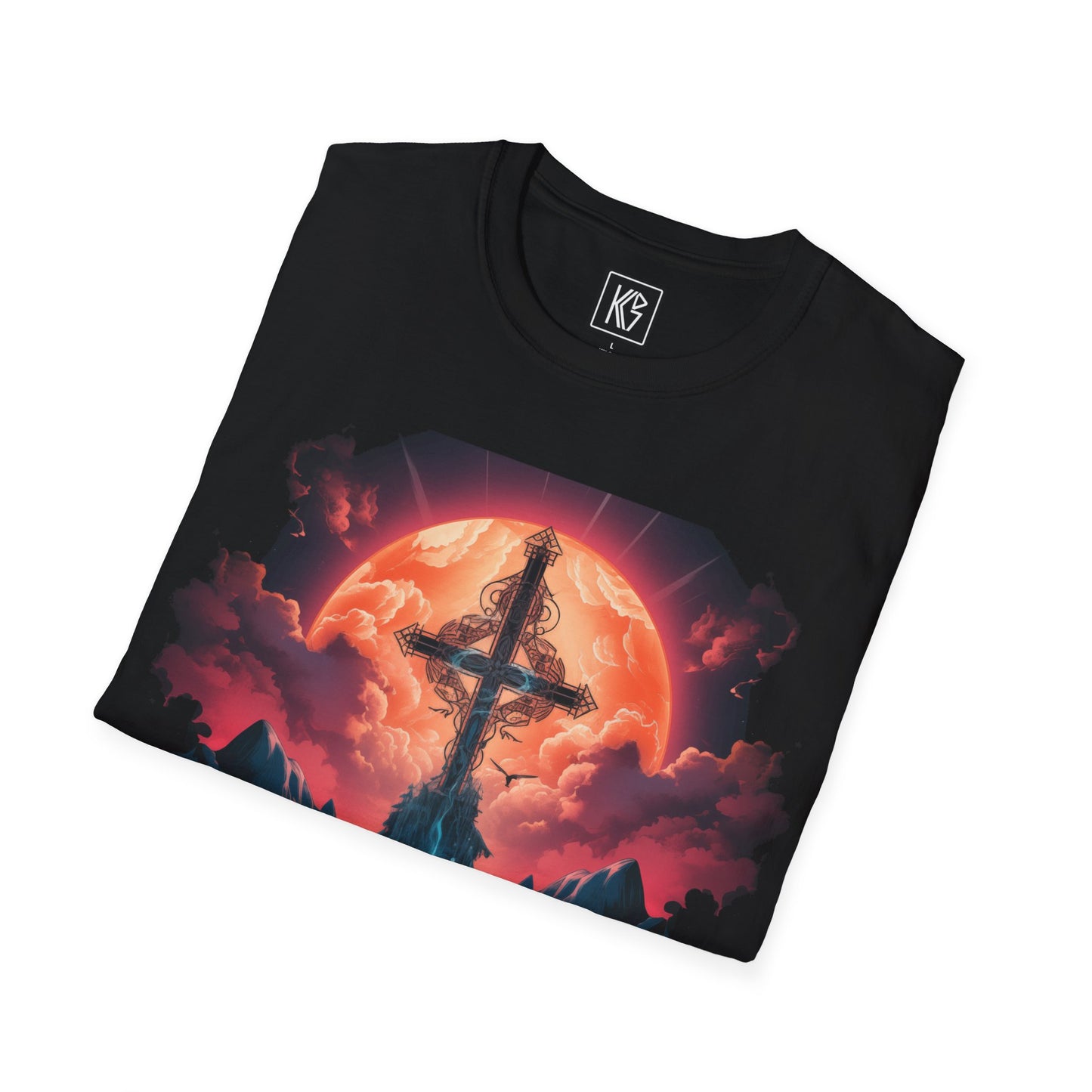 Holy cross Graphic Tee Softstyle by KGD Prints