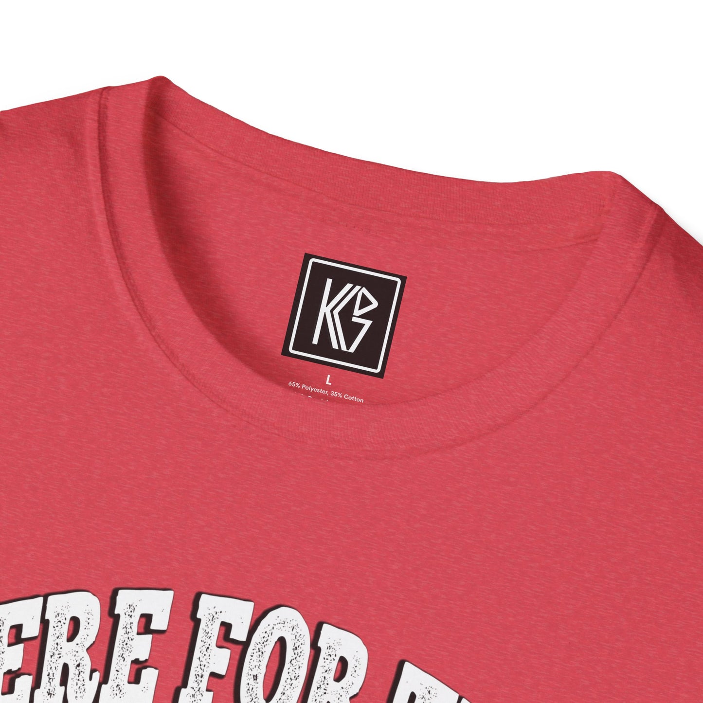 Here for the snacks Graphic Tee Softstyle by KGD Prints