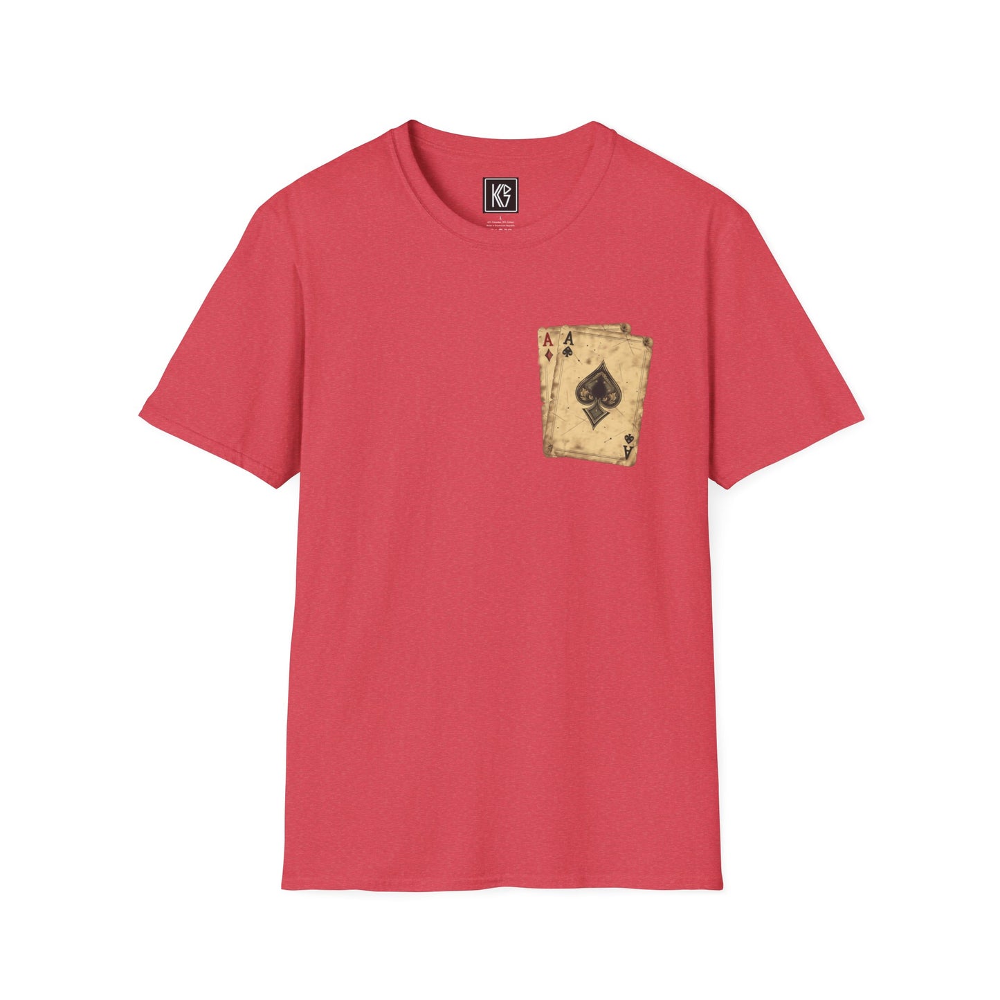 Pocket Aces Graphic Tee Softstyle by KGD Prints