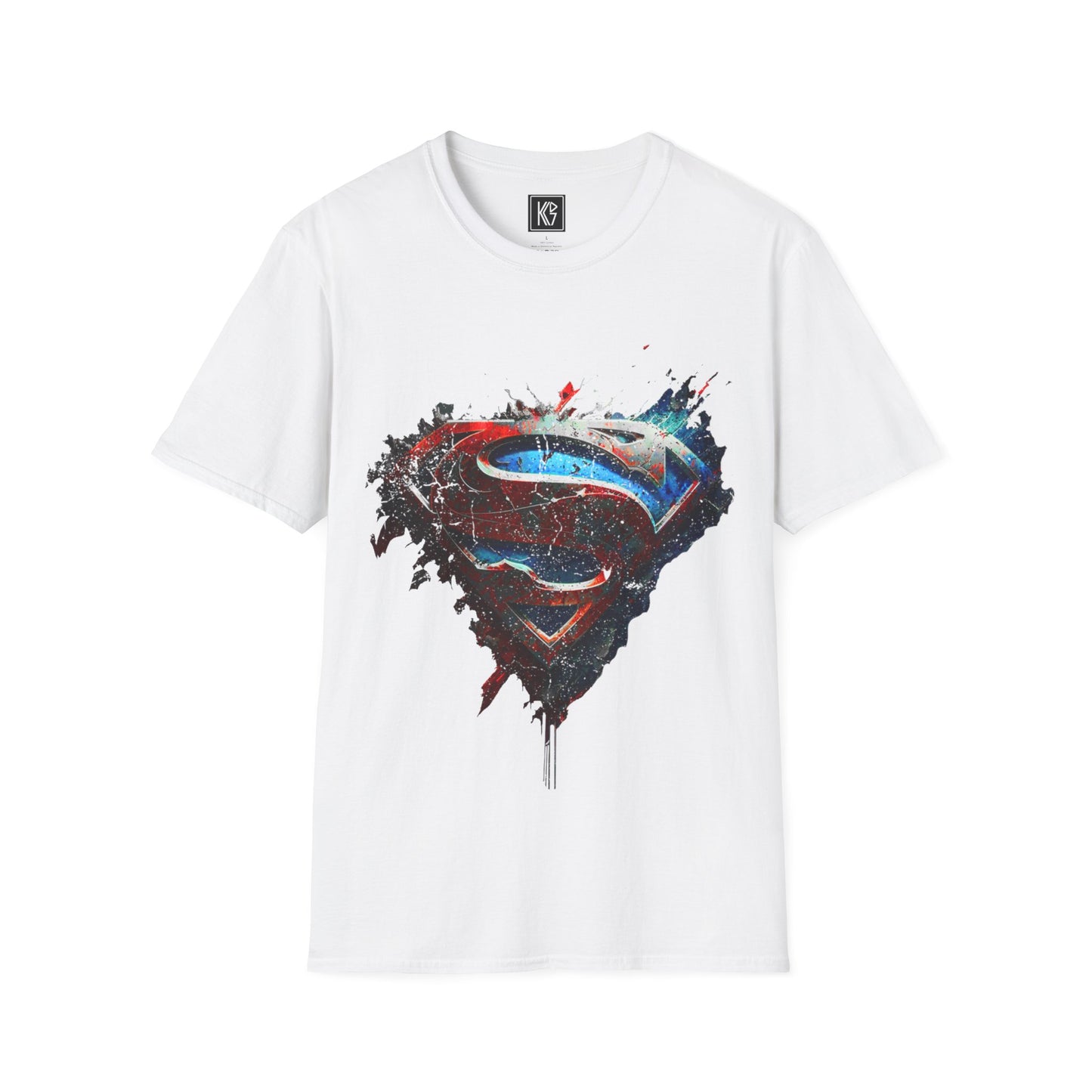 Superman hero Graphic Tee Softstyle by KGD Prints