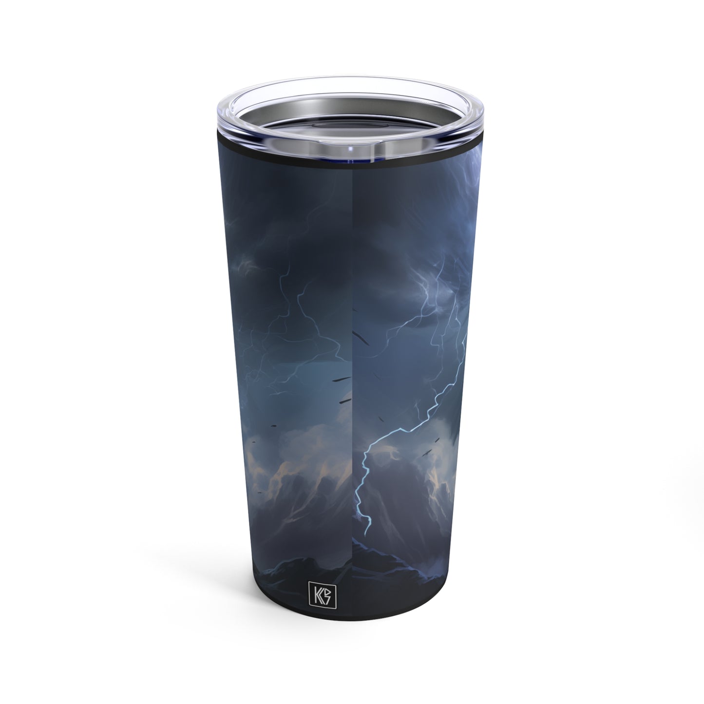 Ramuh, lightning, summon, art, Tumbler, 20oz, custom artwork