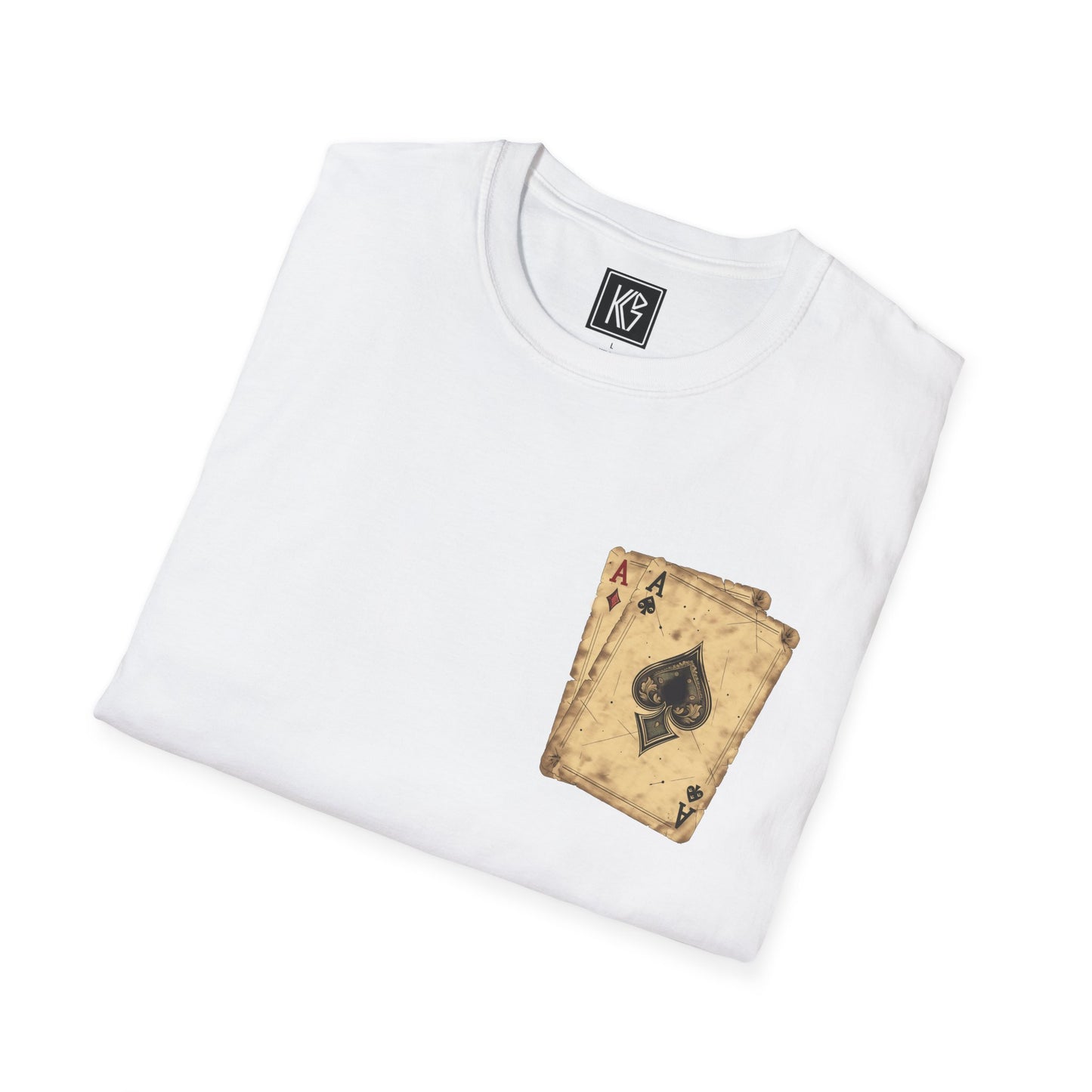 Pocket Aces Graphic Tee Softstyle by KGD Prints