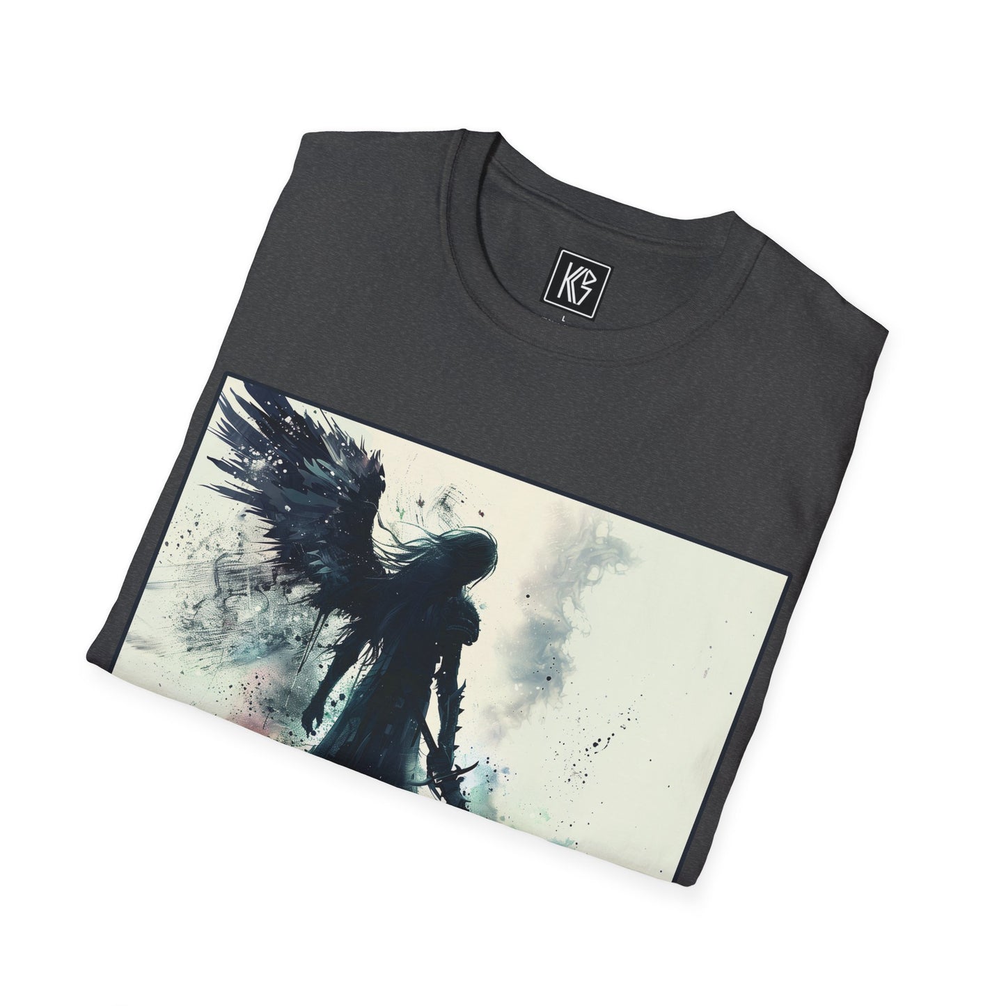 One winged Angel Graphic Tee Softstyle by KGD Prints