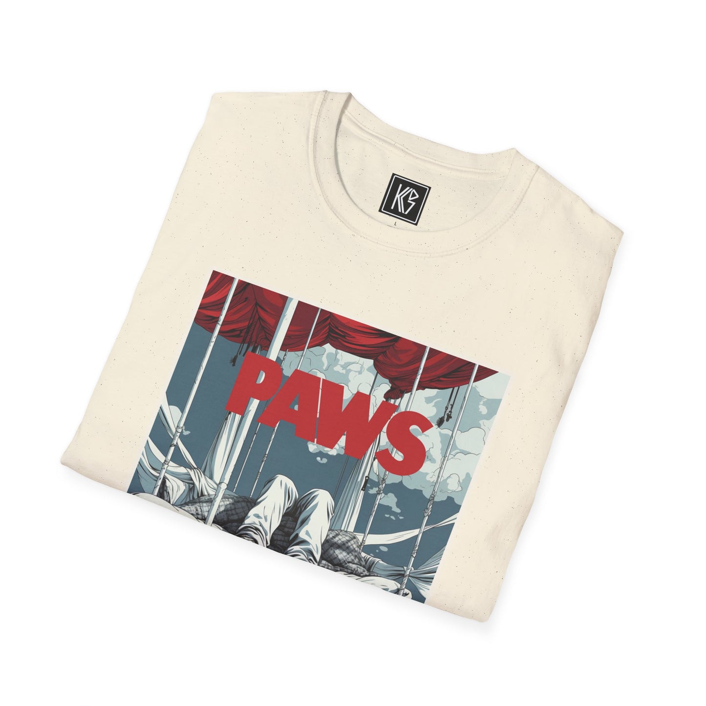 PAWS Graphic Tee Softstyle by KGD Prints