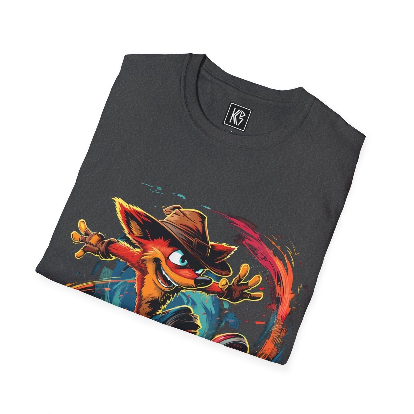 Crash bandicoot parody Graphic Tee Softstyle by KGD Prints