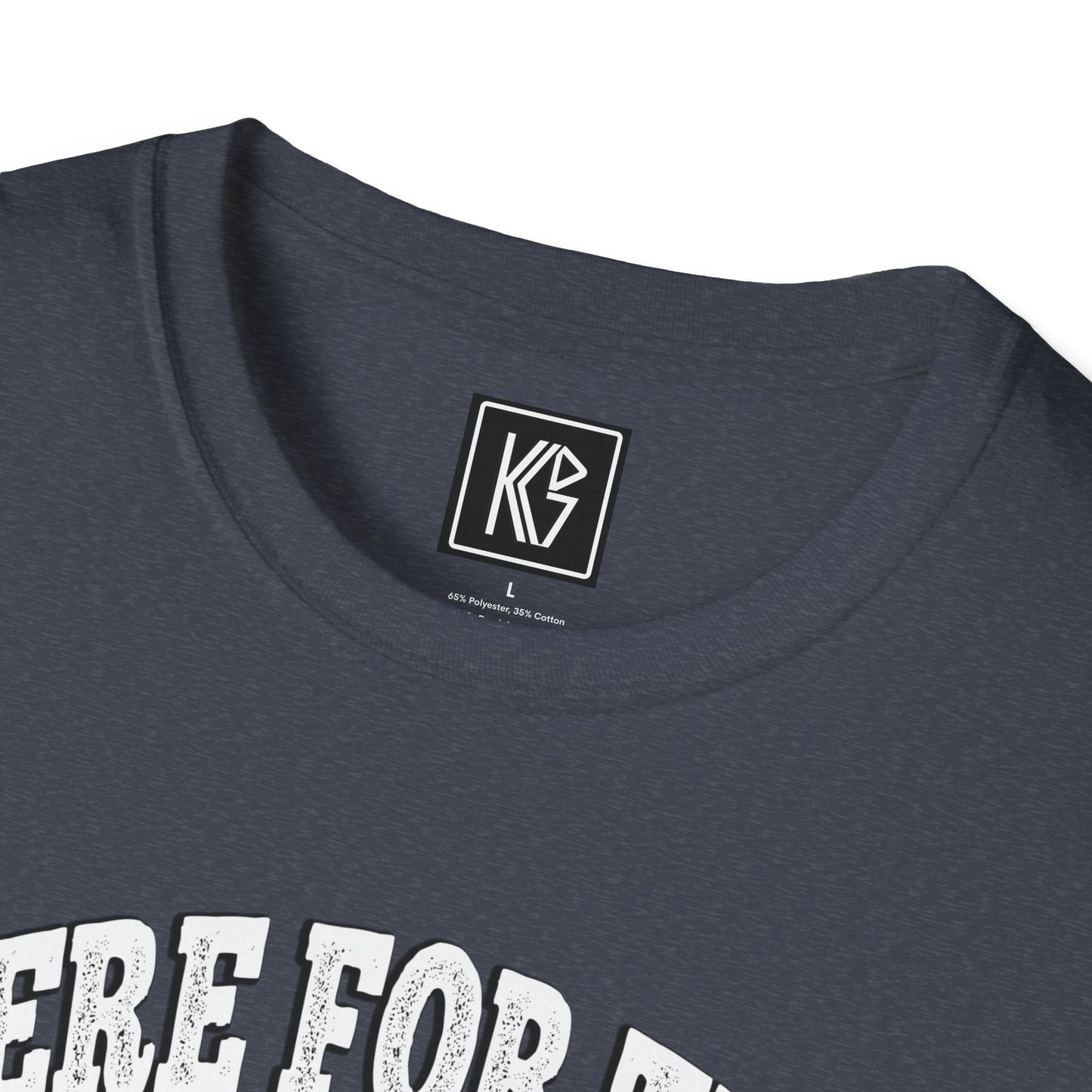 Here for the snacks Graphic Tee Softstyle by KGD Prints