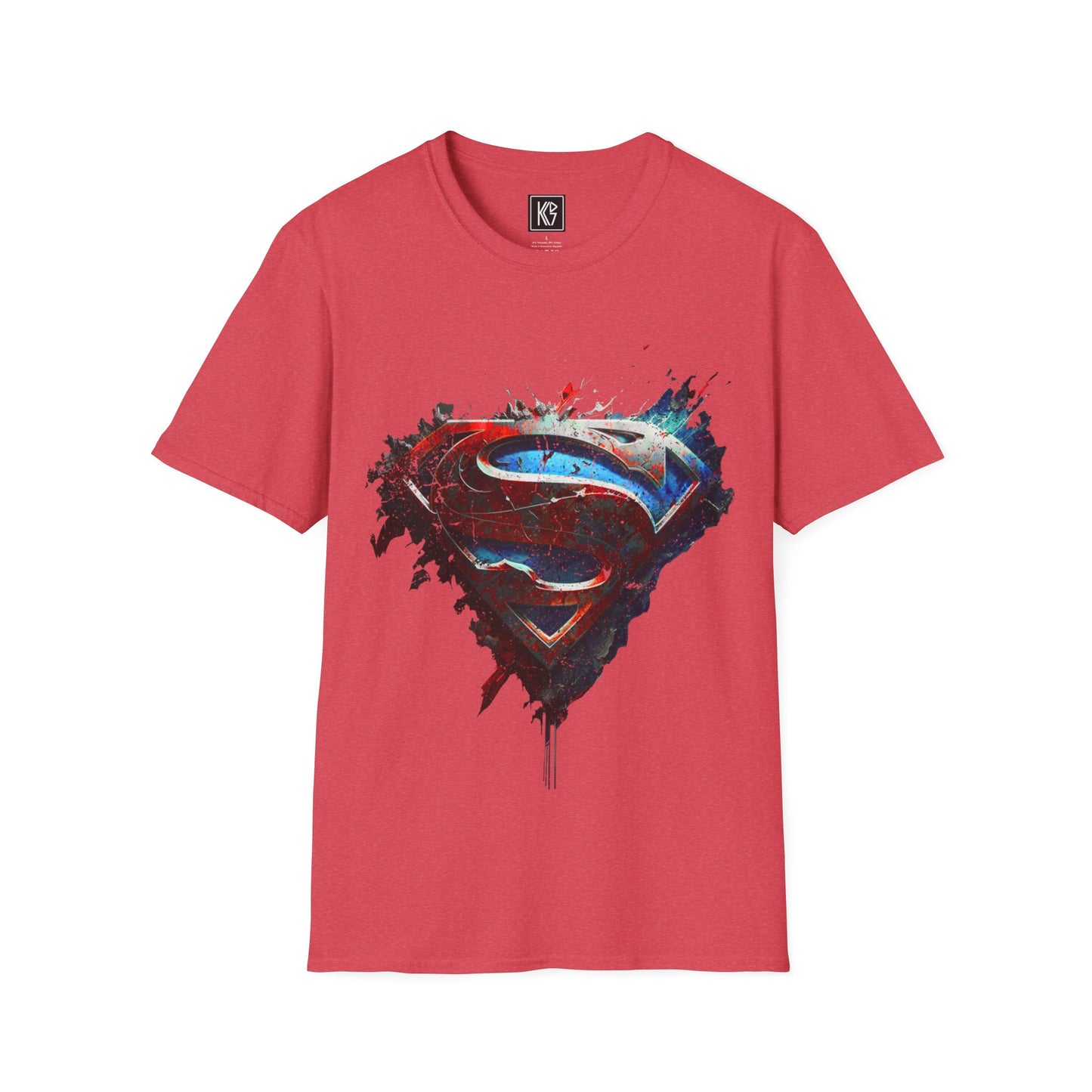 Superman hero Graphic Tee Softstyle by KGD Prints