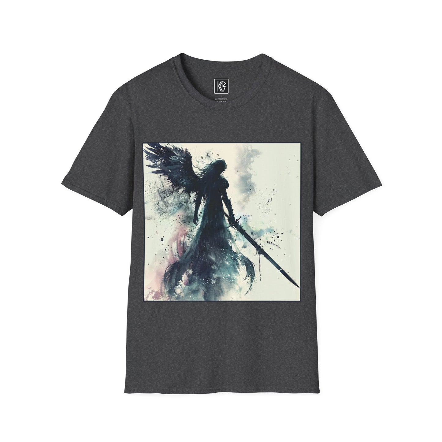 One winged Angel Graphic Tee Softstyle by KGD Prints