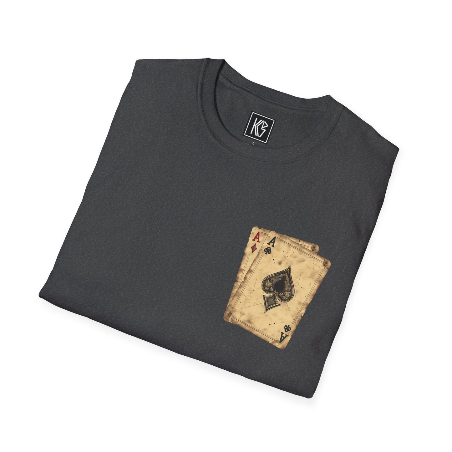 Pocket Aces Graphic Tee Softstyle by KGD Prints