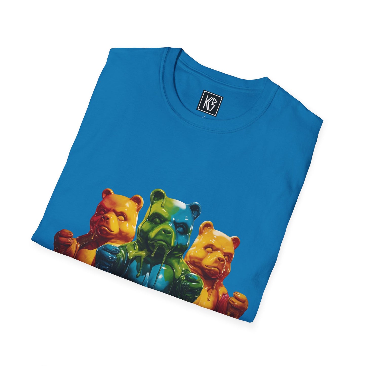 Gummy Bears Melt Graphic Tee Softstyle by KGD Prints