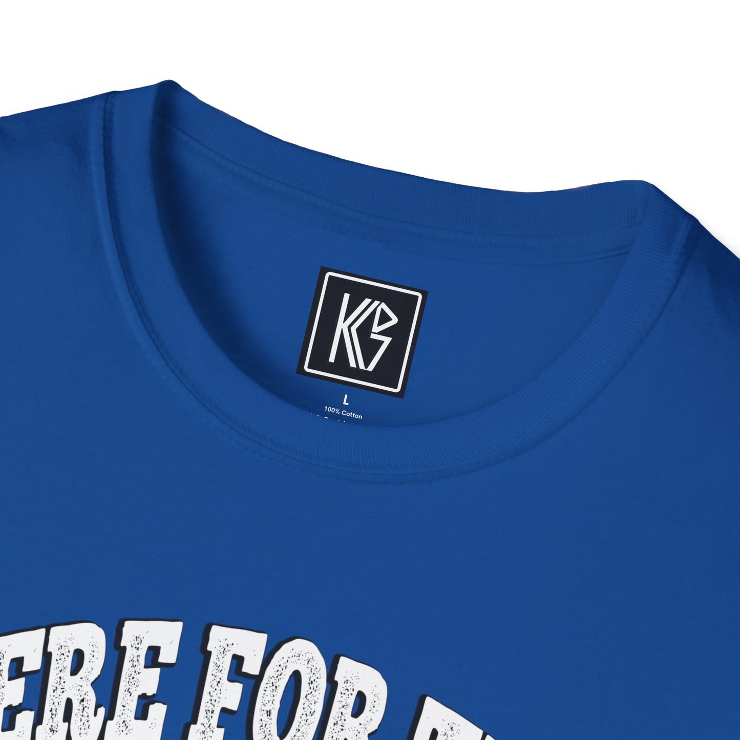 Here for the snacks Graphic Tee Softstyle by KGD Prints