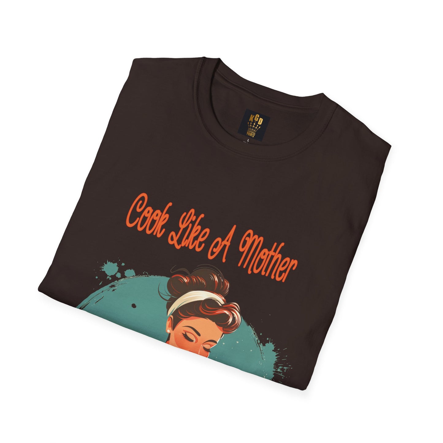 Cook Like a Mother Graphic Tee Softstyle by KGD Prints