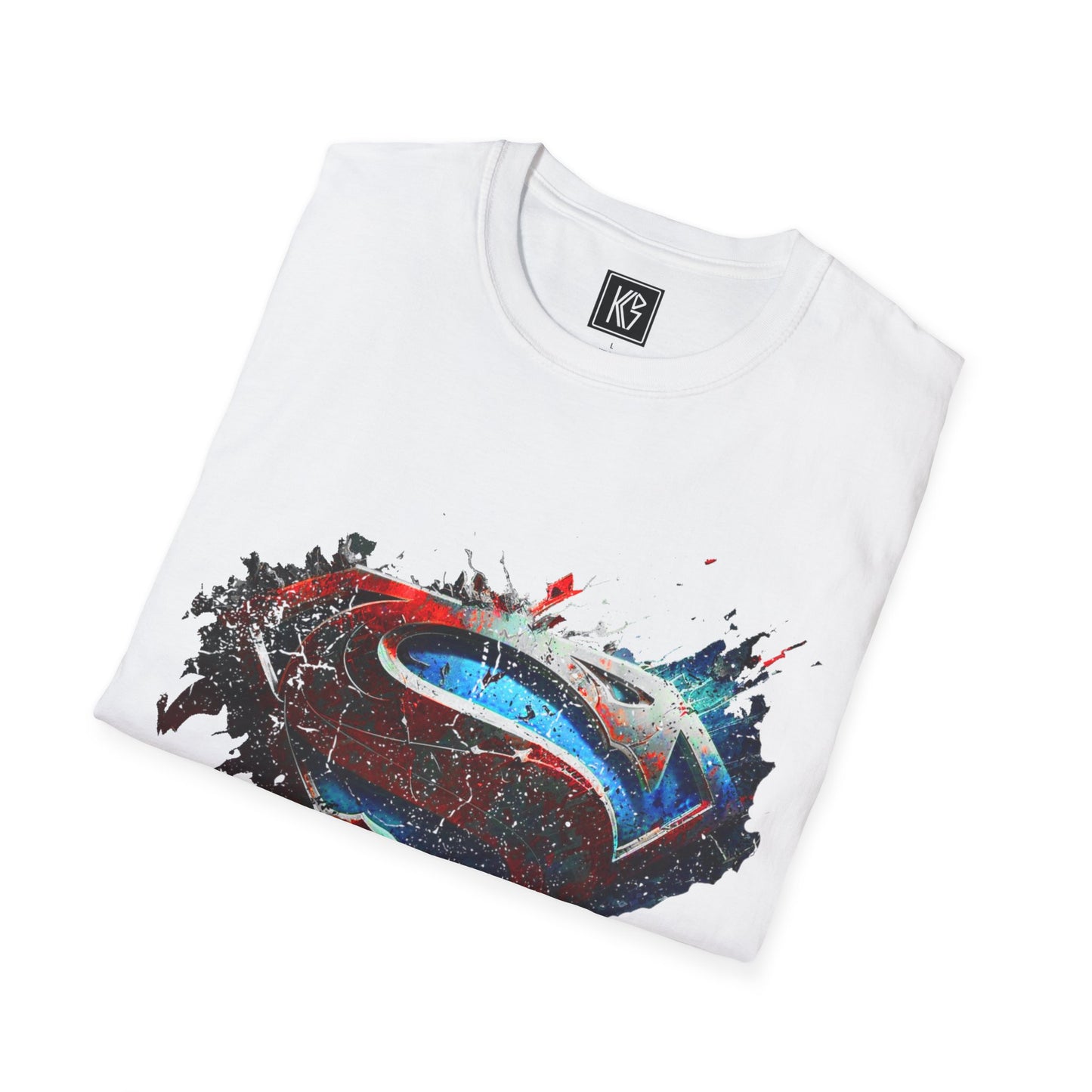 Superman hero Graphic Tee Softstyle by KGD Prints