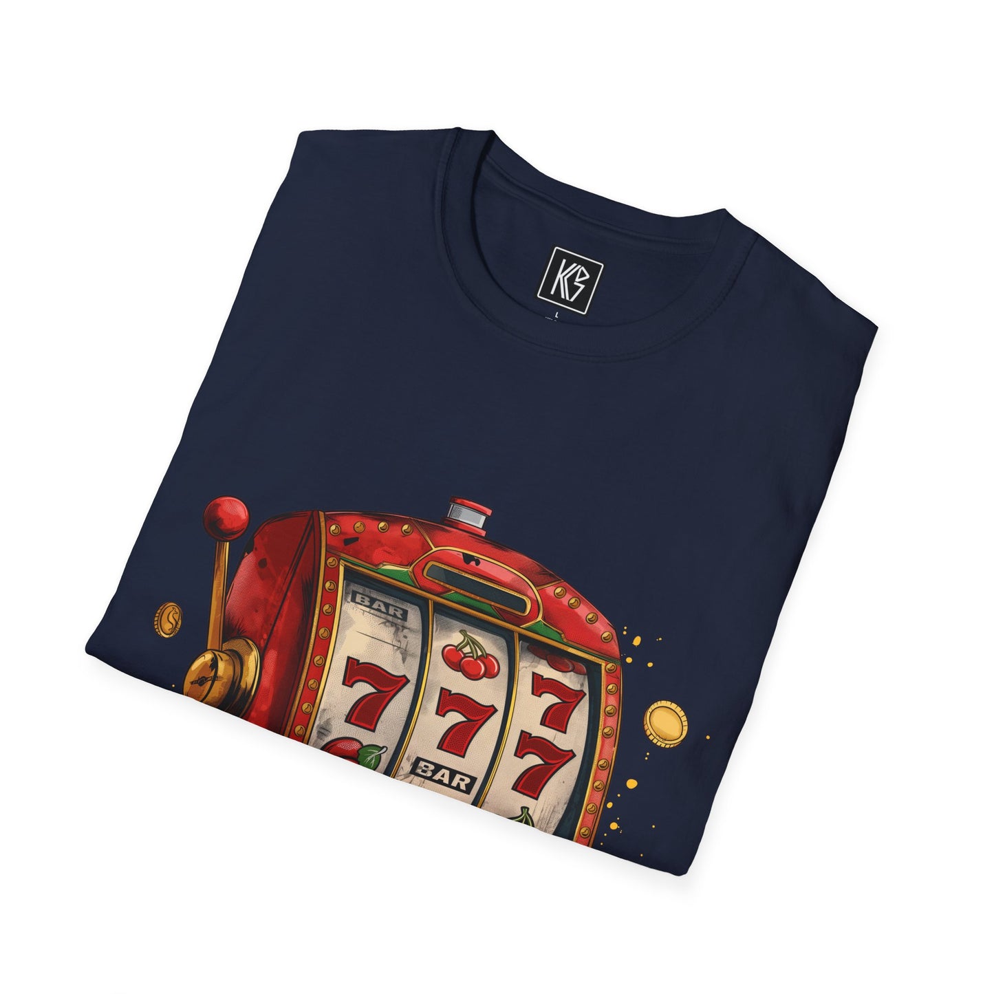 Lucky 777 slots Graphic Tee Softstyle by KGD Prints
