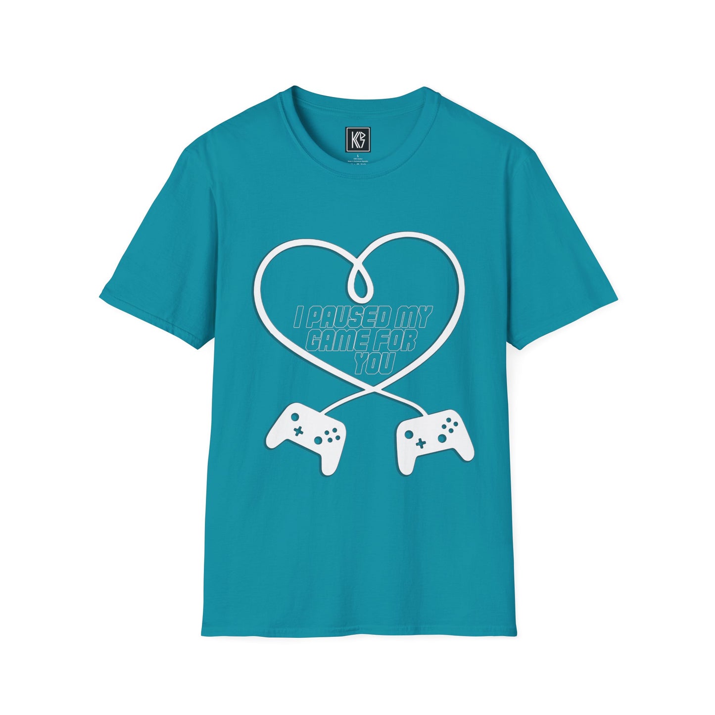 I paused my game for you Graphic Tee Softstyle by KGD Prints