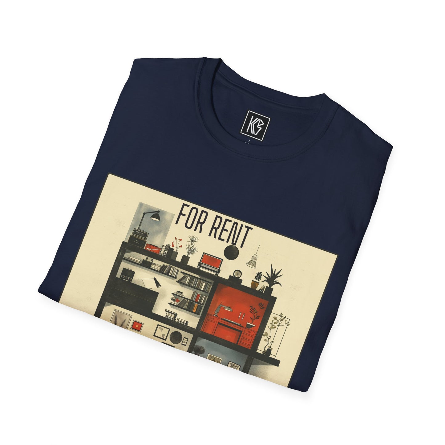 Rent for life Graphic Tee Softstyle by KGD Prints
