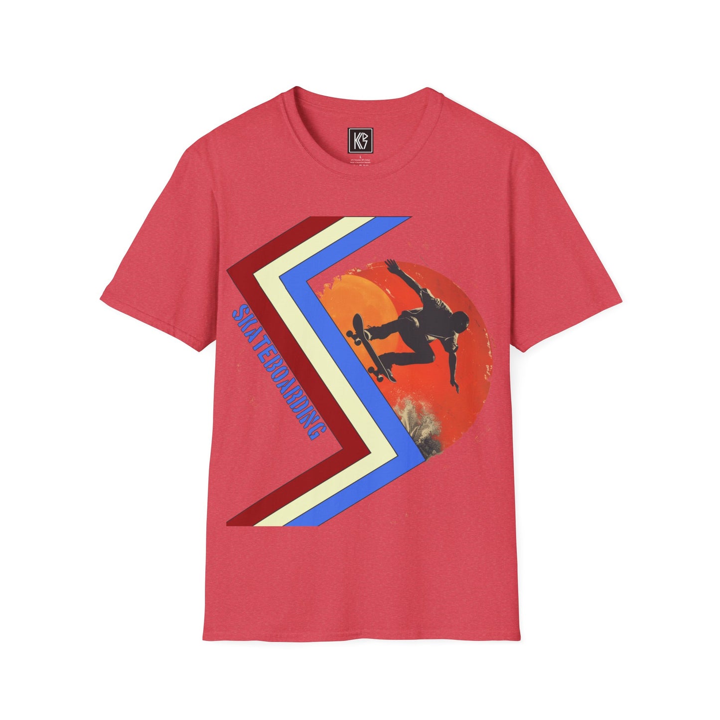 Skateboarding Graphic Tee Softstyle by KGD Prints