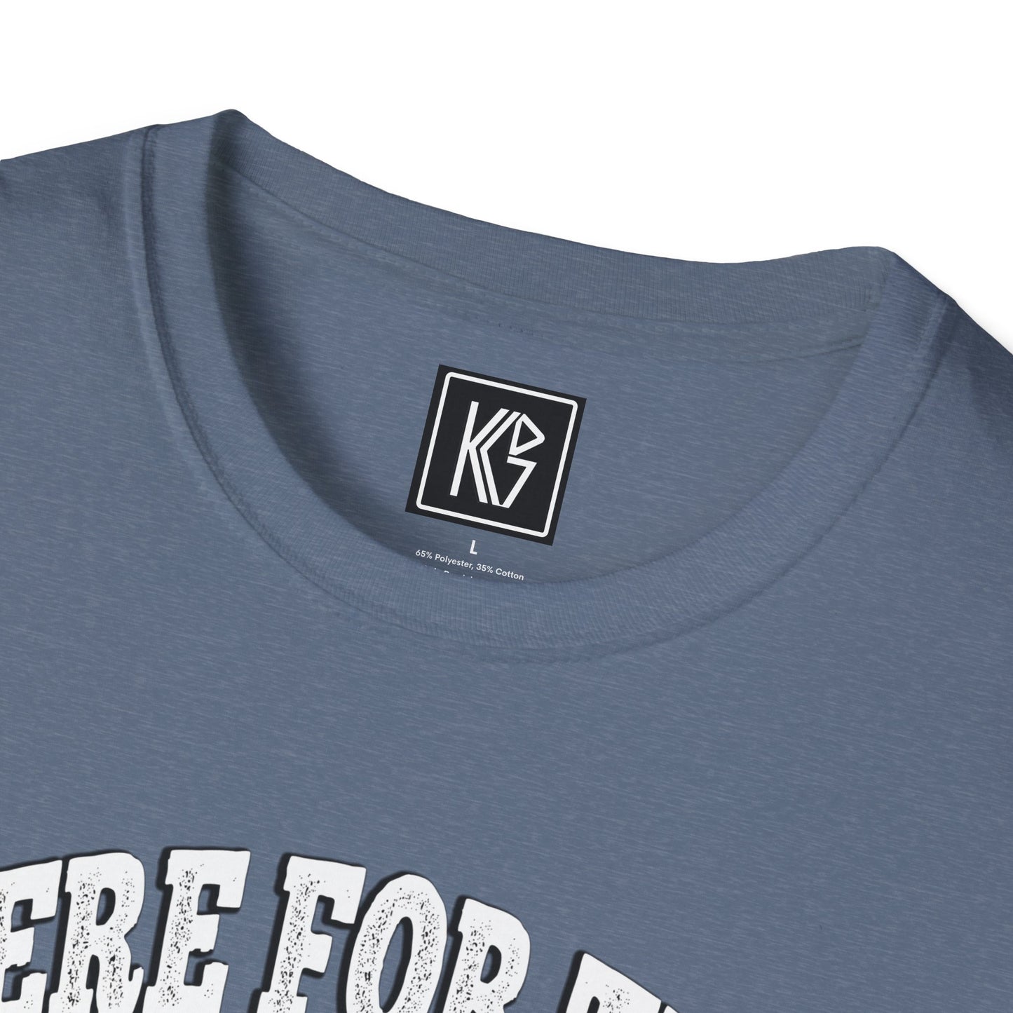 Here for the snacks Graphic Tee Softstyle by KGD Prints