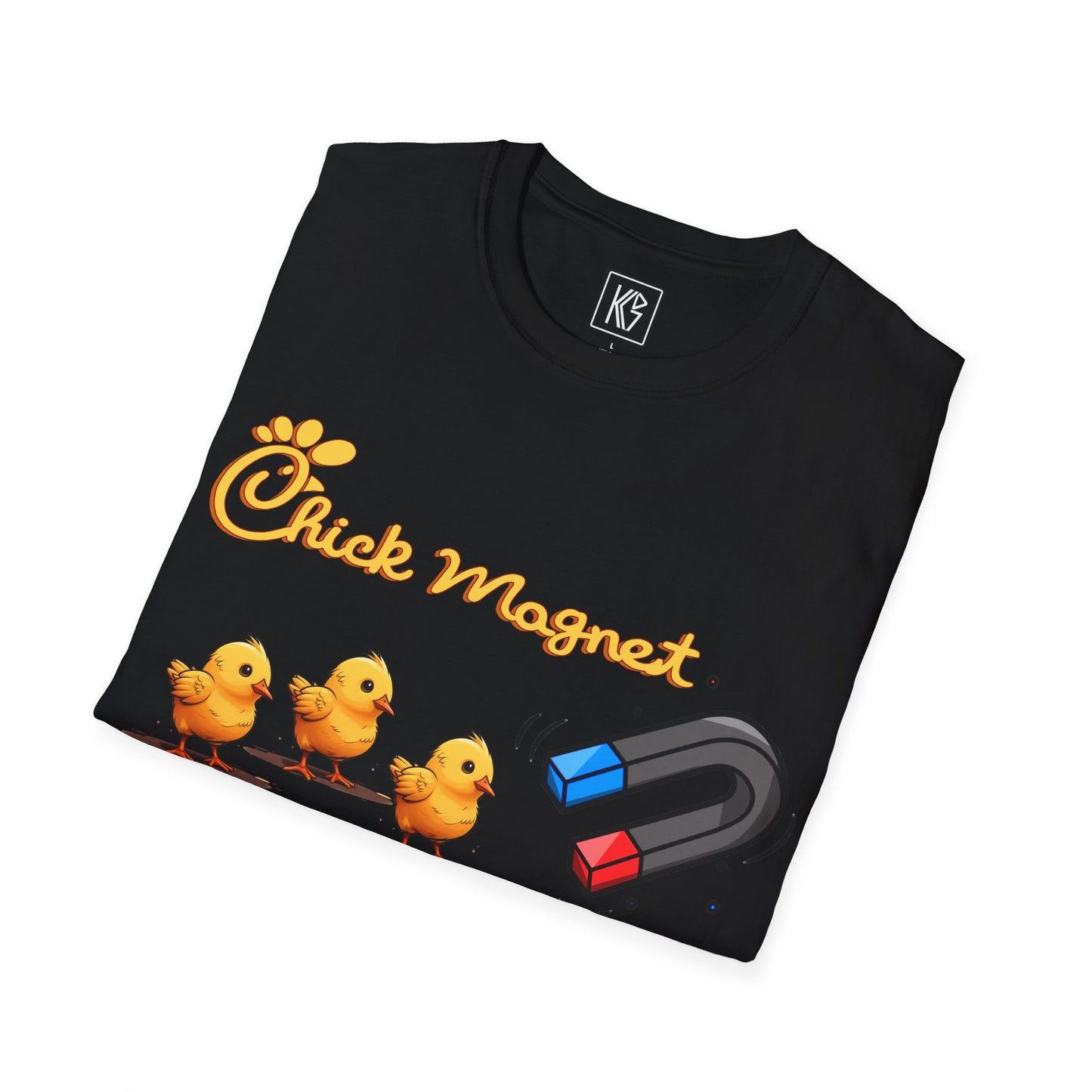 Chick Magnet Graphic Tee Softstyle by KGD Prints