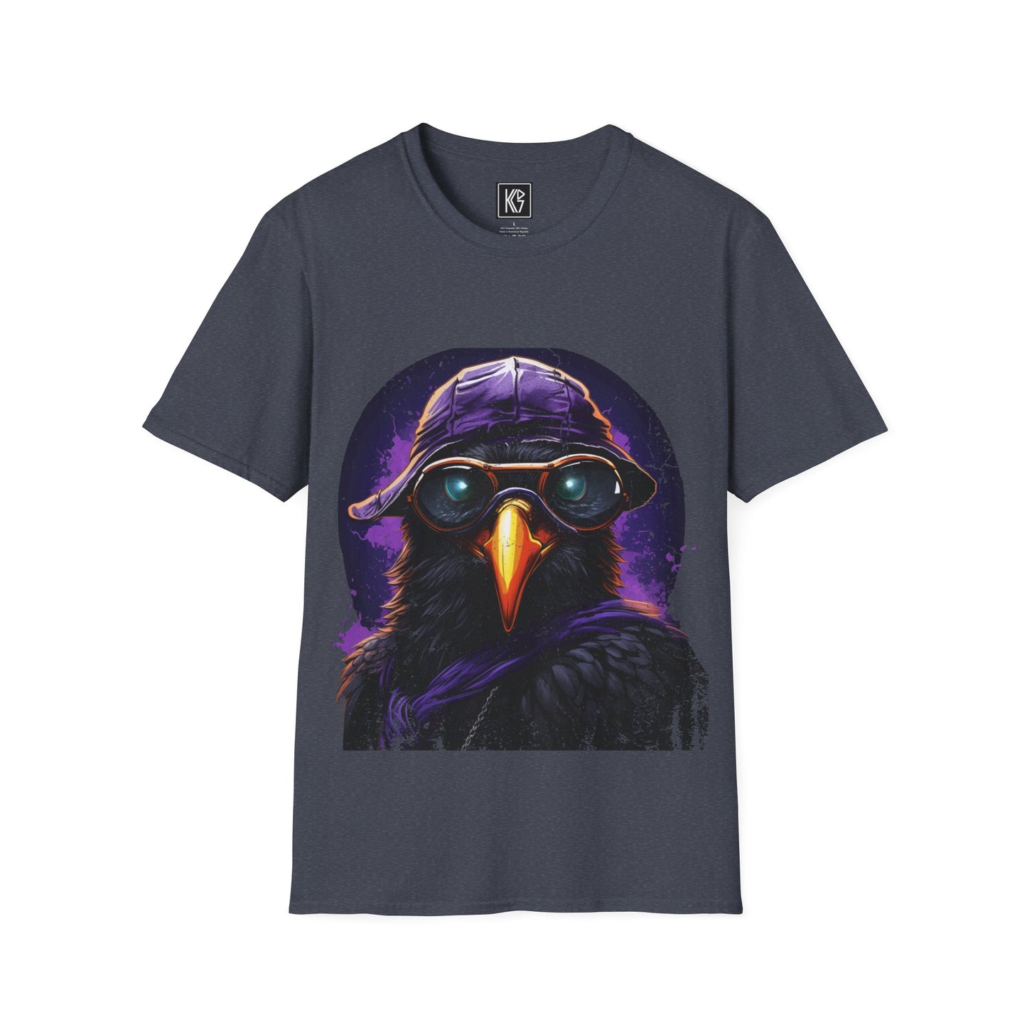 Cool Ravens Graphic Tee Softstyle by KGD Prints