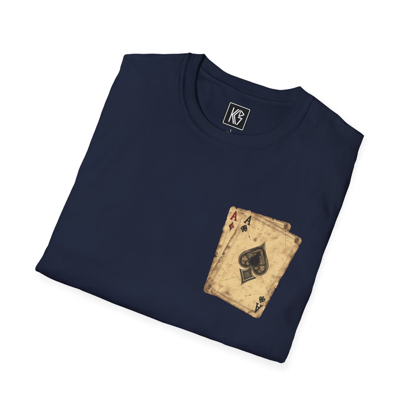 Pocket Aces Graphic Tee Softstyle by KGD Prints