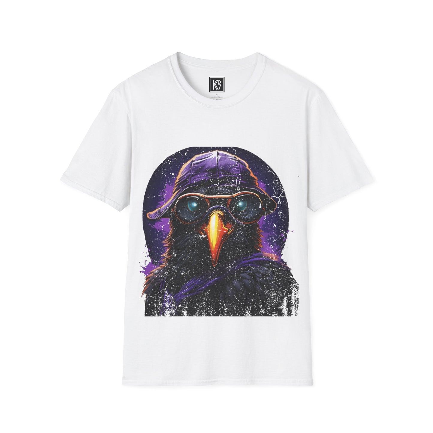 Cool Ravens Graphic Tee Softstyle by KGD Prints