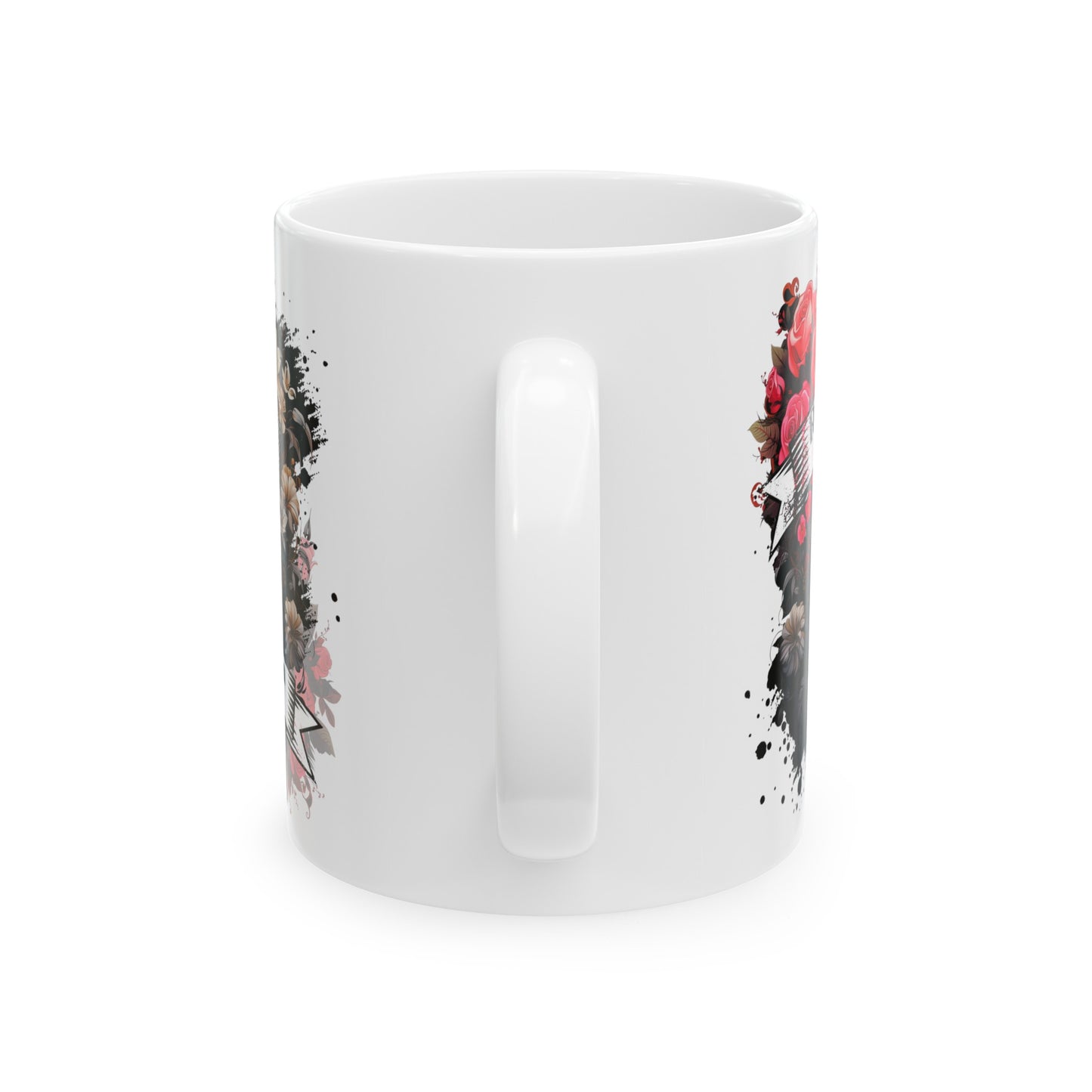 Roses are red inside im dead graphic Ceramic Mug 11oz